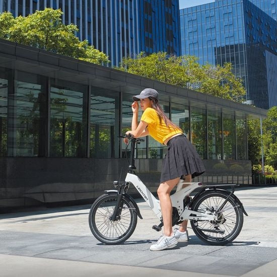 Leichten FluxFold Full-Suspention Electric Folding Bike (378Wh 17Kg)