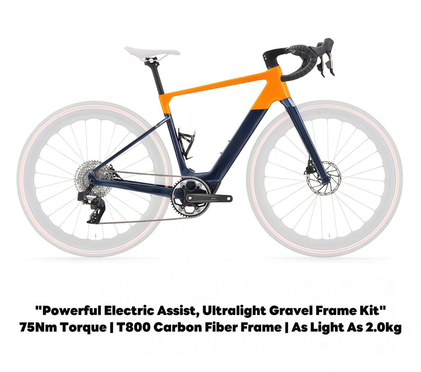 Leichten TerraFlux Ultimate Mid-Drive Electric Gravel Bike (375Wh 13.5KG)