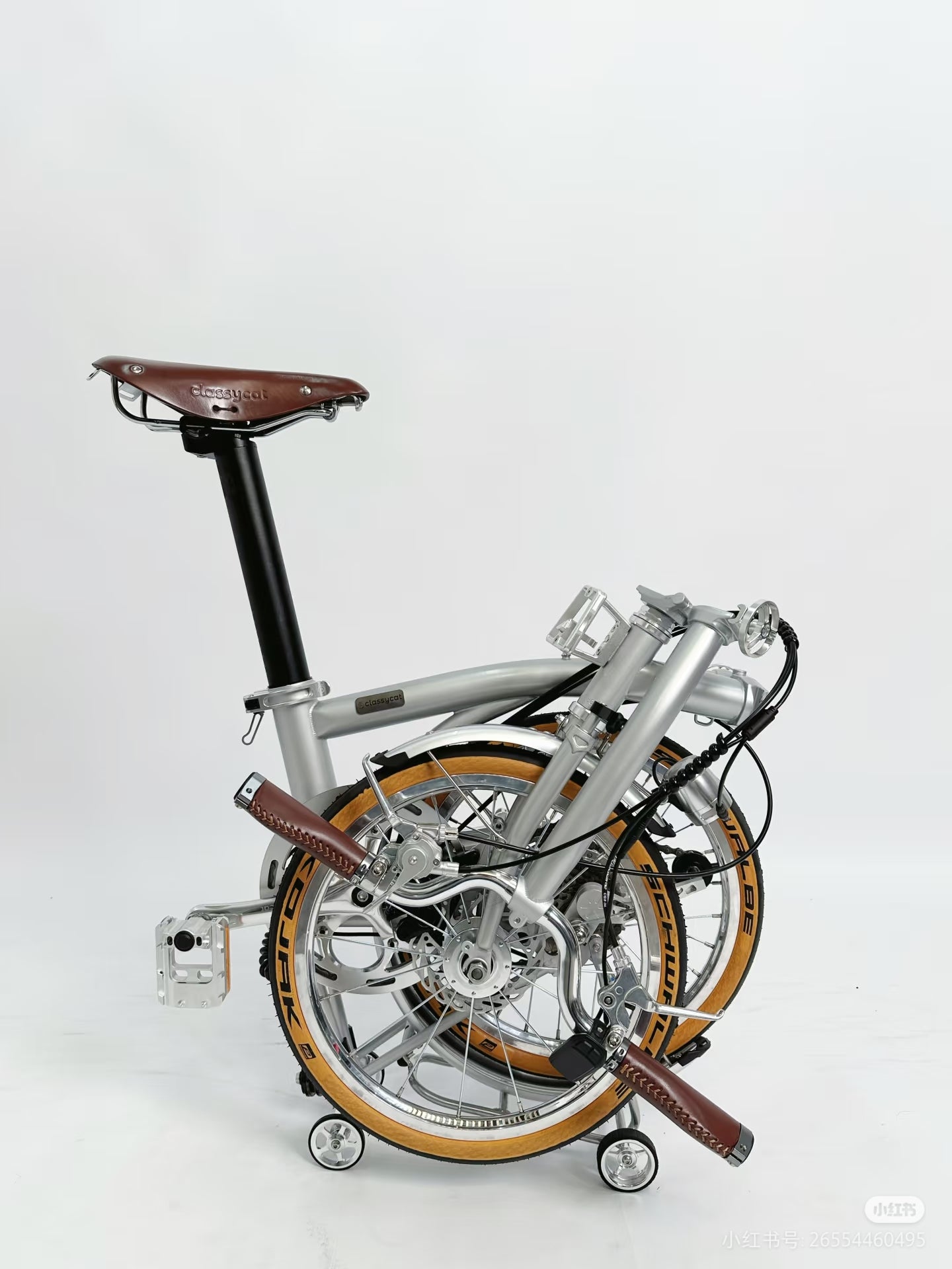 Classycat Brompton Style Electric Folding Bike
