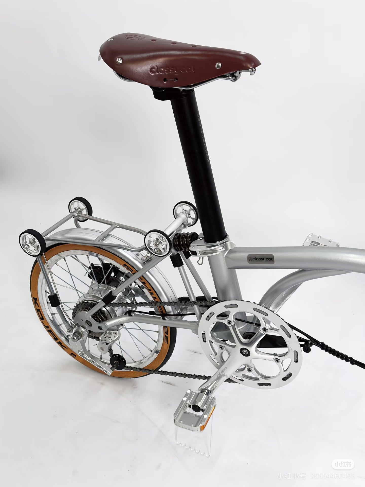 Classycat Brompton Style Electric Folding Bike