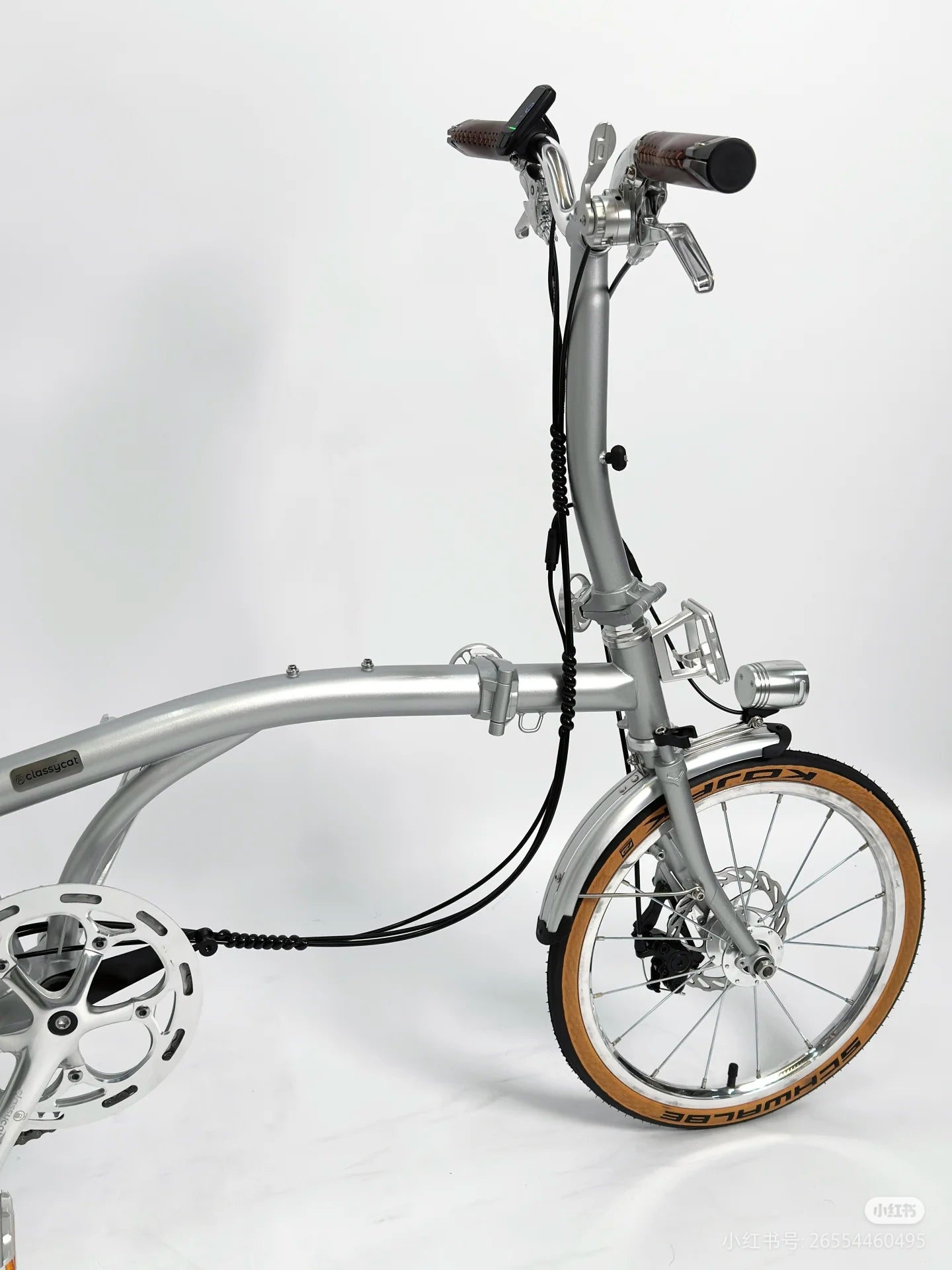 Classycat Brompton Style Electric Folding Bike