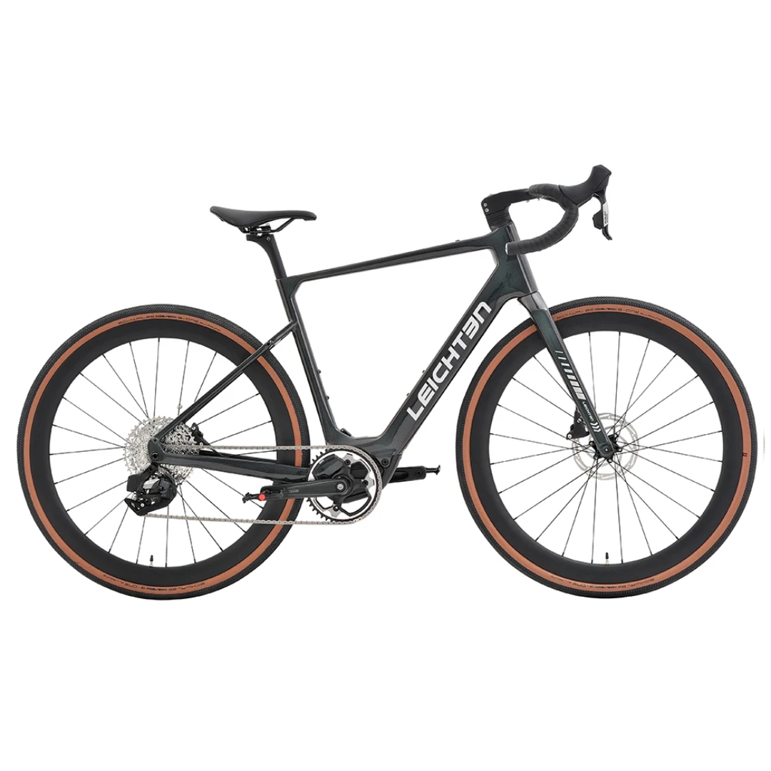 Leichten TerraFlux Ultimate Mid-Drive Electric Gravel Bike (375Wh 13.5KG)