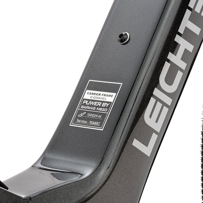 Leichten TerraFlux Ultimate Mid-Drive Electric Gravel Bike (375Wh 13.5KG)