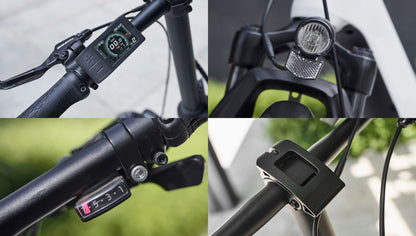 Leichten FluxFold Full-Suspention Electric Folding Bike (378Wh 17Kg)
