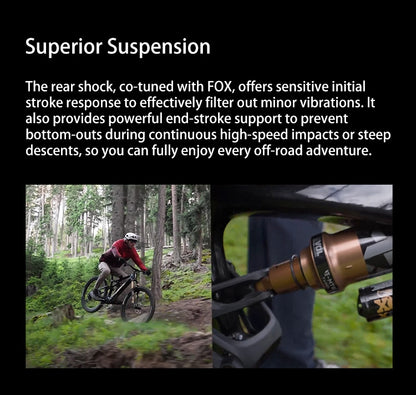 DJI Amflow PL Carbon full suspension mid-drive electric mountain bike(800Wh)