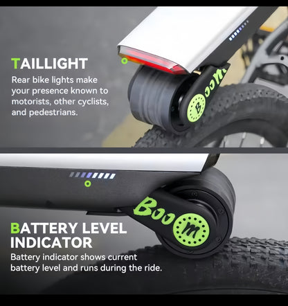 P Wheel Bicycle Booster Assist Device